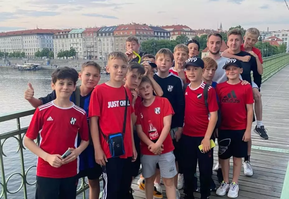 Mladší žáci na teambuldingu v Praze