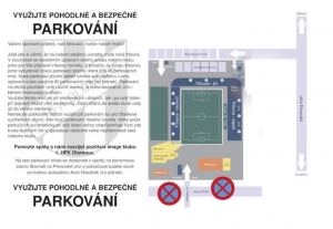 Parkování na zápase 1. SK Prostějov